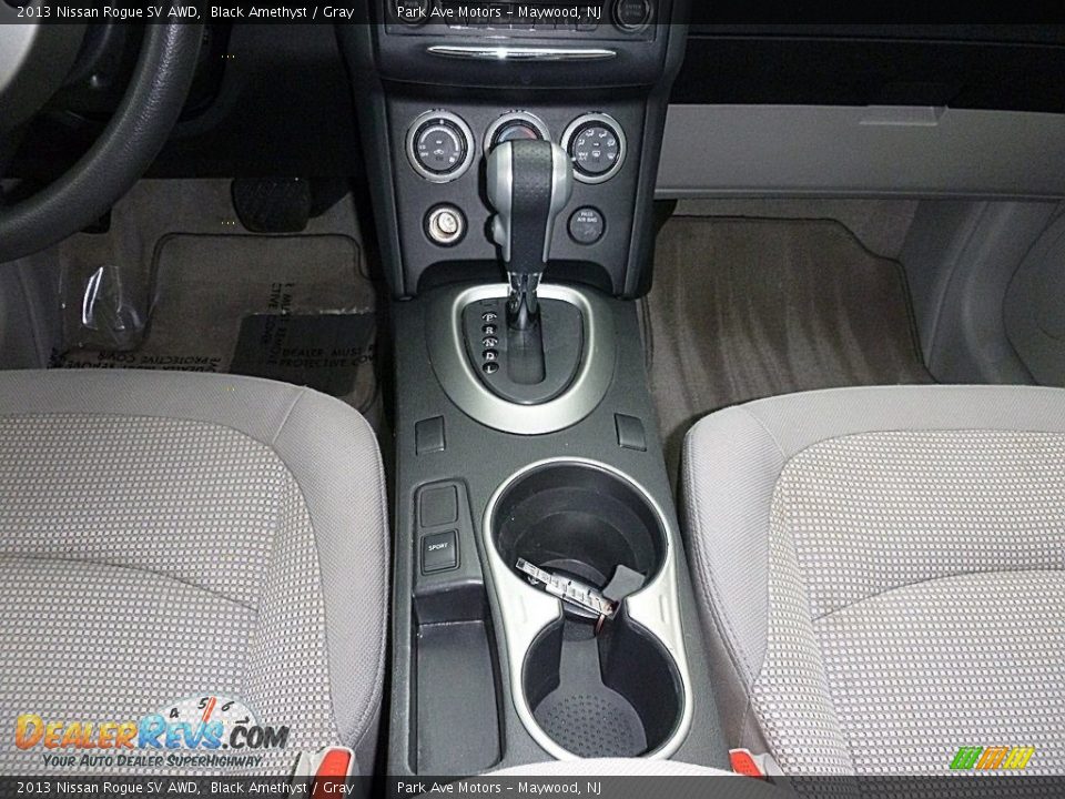 2013 Nissan Rogue SV AWD Black Amethyst / Gray Photo #29