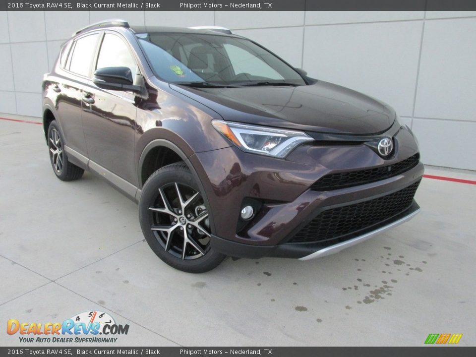 2016 Toyota RAV4 SE Black Currant Metallic / Black Photo #2
