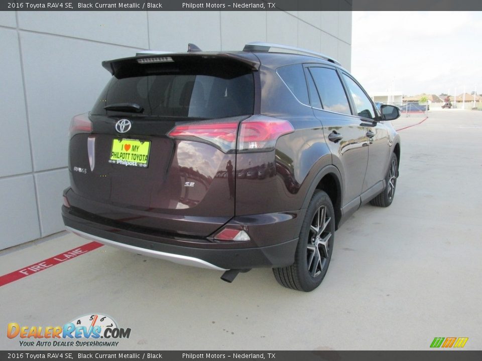 2016 Toyota RAV4 SE Black Currant Metallic / Black Photo #4