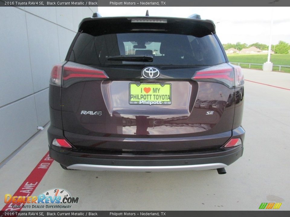 2016 Toyota RAV4 SE Black Currant Metallic / Black Photo #5