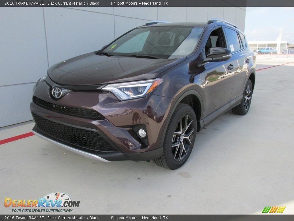 2016 Toyota RAV4 SE Black Currant Metallic / Black Photo #7