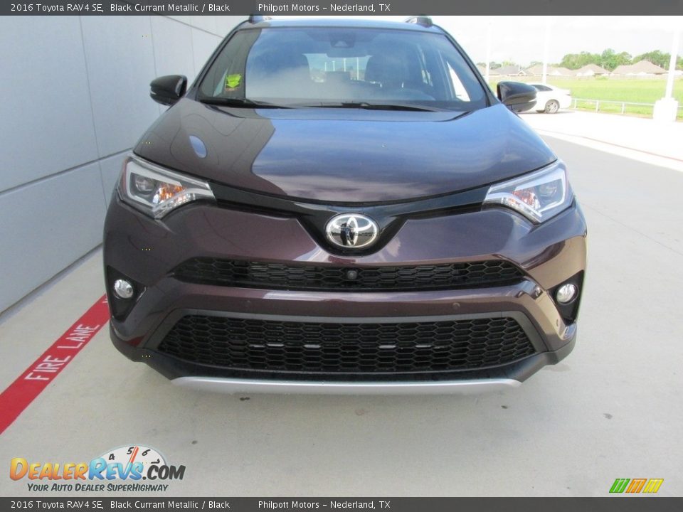 2016 Toyota RAV4 SE Black Currant Metallic / Black Photo #8