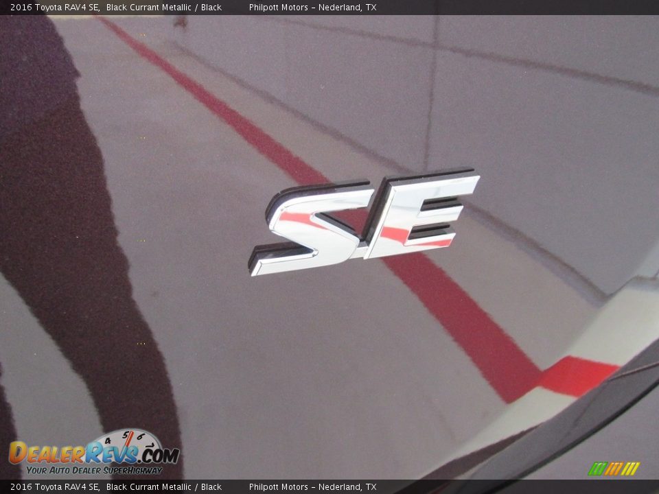2016 Toyota RAV4 SE Black Currant Metallic / Black Photo #14