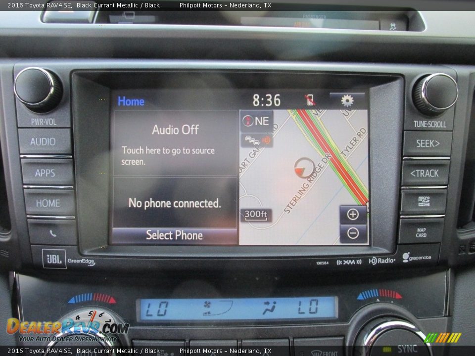 2016 Toyota RAV4 SE Black Currant Metallic / Black Photo #27