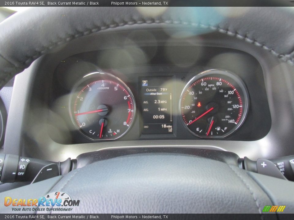2016 Toyota RAV4 SE Black Currant Metallic / Black Photo #33
