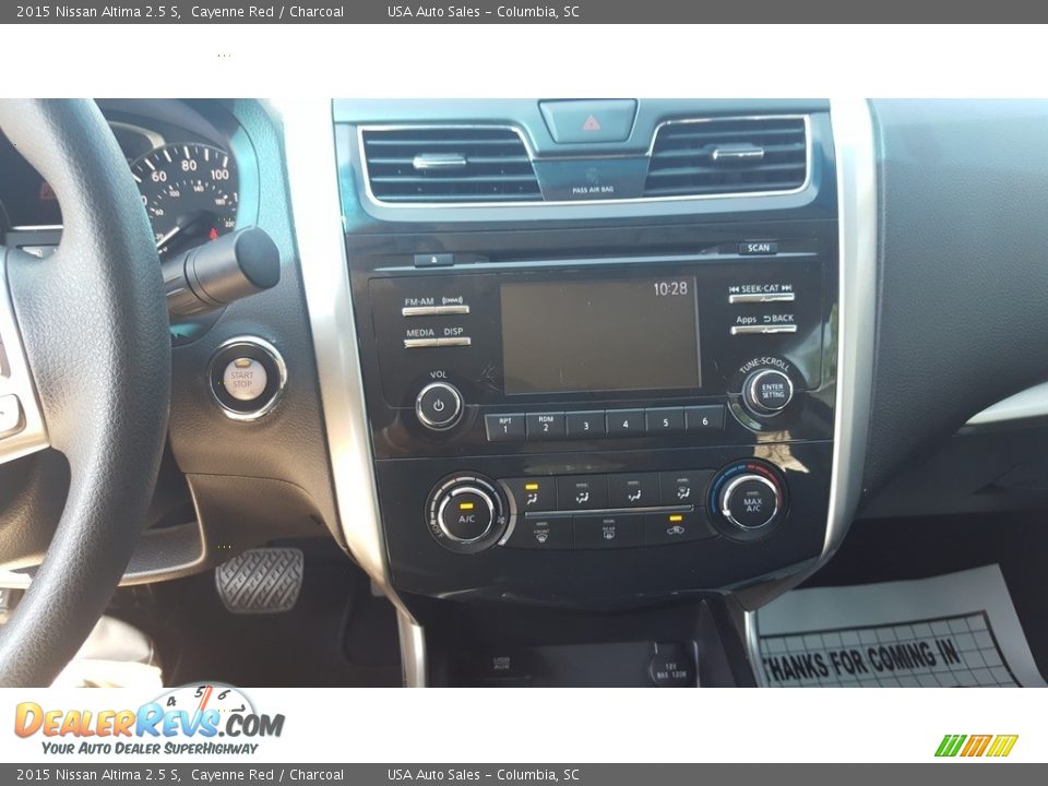 2015 Nissan Altima 2.5 S Cayenne Red / Charcoal Photo #7