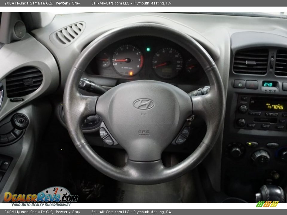 2004 Hyundai Santa Fe GLS Pewter / Gray Photo #29