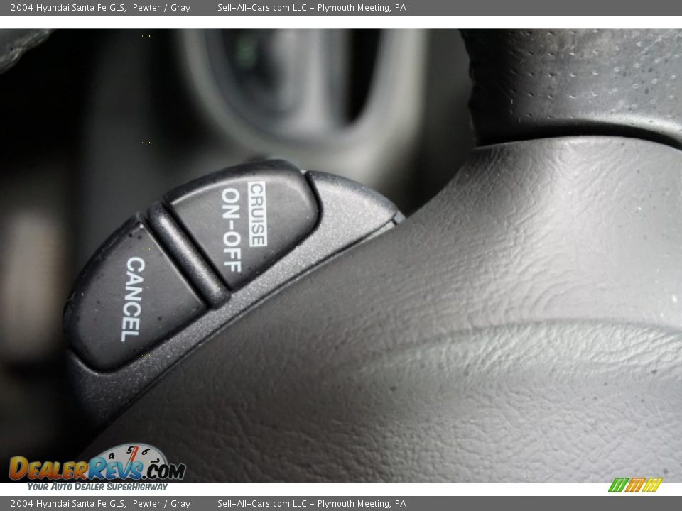 2004 Hyundai Santa Fe GLS Pewter / Gray Photo #30