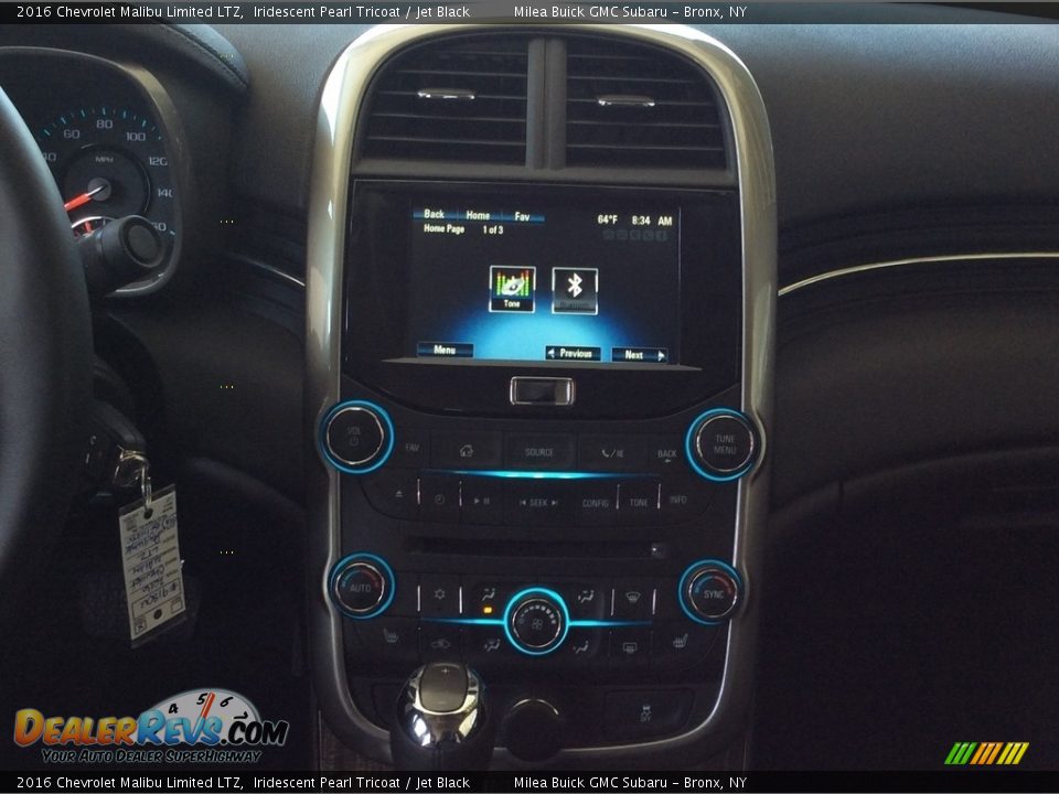 2016 Chevrolet Malibu Limited LTZ Iridescent Pearl Tricoat / Jet Black Photo #8