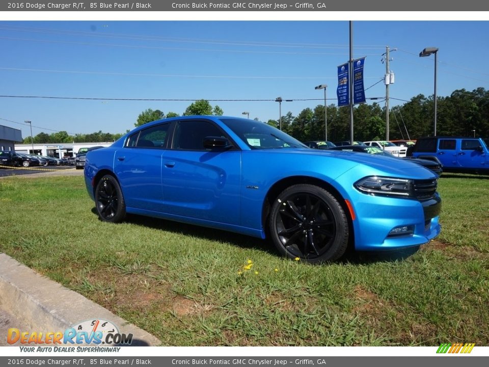 2016 Dodge Charger R/T B5 Blue Pearl / Black Photo #1