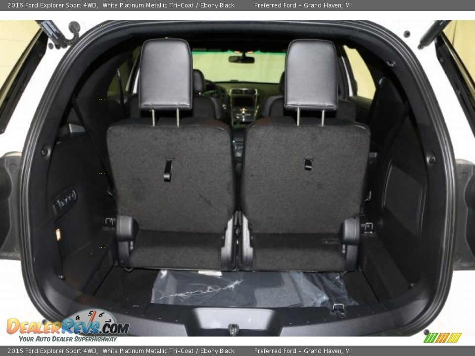 2016 Ford Explorer Sport 4WD White Platinum Metallic Tri-Coat / Ebony Black Photo #7