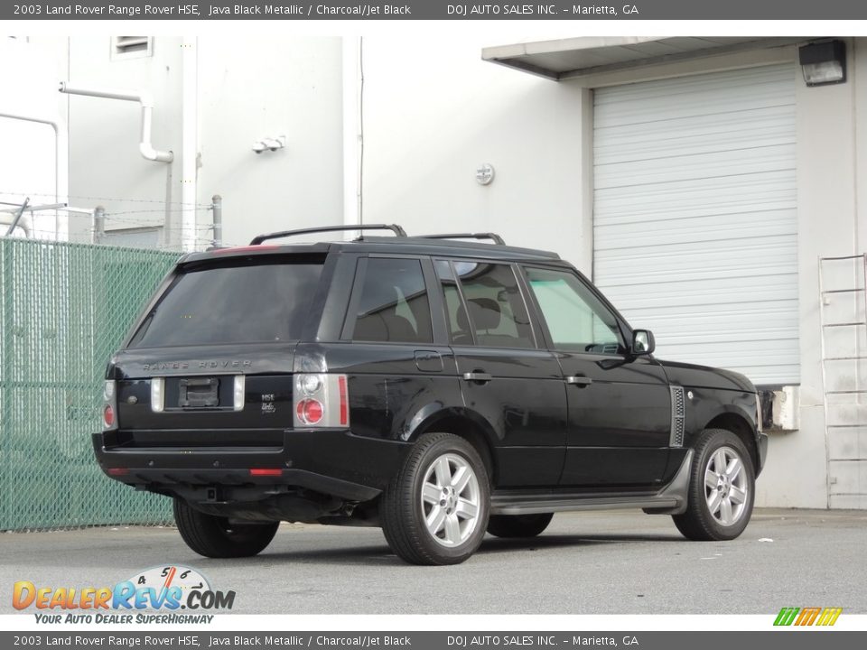 2003 Land Rover Range Rover HSE Java Black Metallic / Charcoal/Jet Black Photo #24