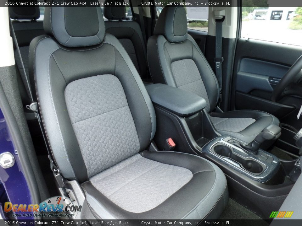 2016 Chevrolet Colorado Z71 Crew Cab 4x4 Laser Blue / Jet Black Photo #12