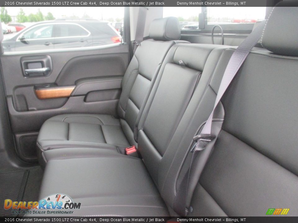 2016 Chevrolet Silverado 1500 LTZ Crew Cab 4x4 Deep Ocean Blue Metallic / Jet Black Photo #9