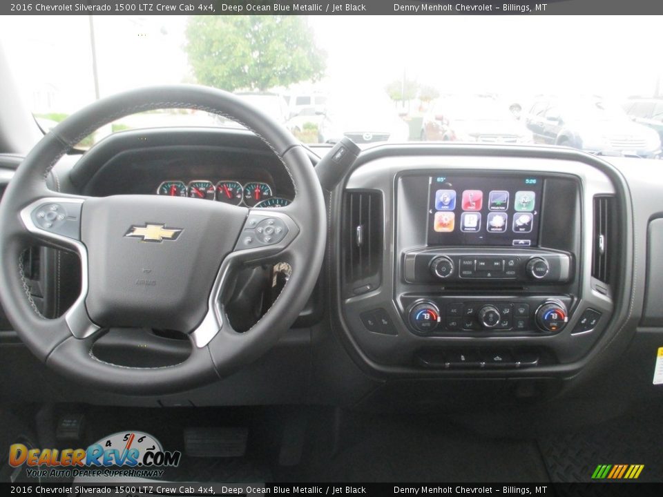 2016 Chevrolet Silverado 1500 LTZ Crew Cab 4x4 Deep Ocean Blue Metallic / Jet Black Photo #10