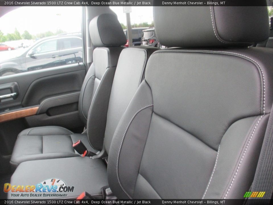 2016 Chevrolet Silverado 1500 LTZ Crew Cab 4x4 Deep Ocean Blue Metallic / Jet Black Photo #11