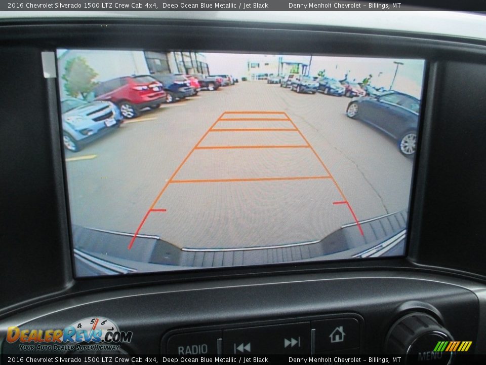 2016 Chevrolet Silverado 1500 LTZ Crew Cab 4x4 Deep Ocean Blue Metallic / Jet Black Photo #16