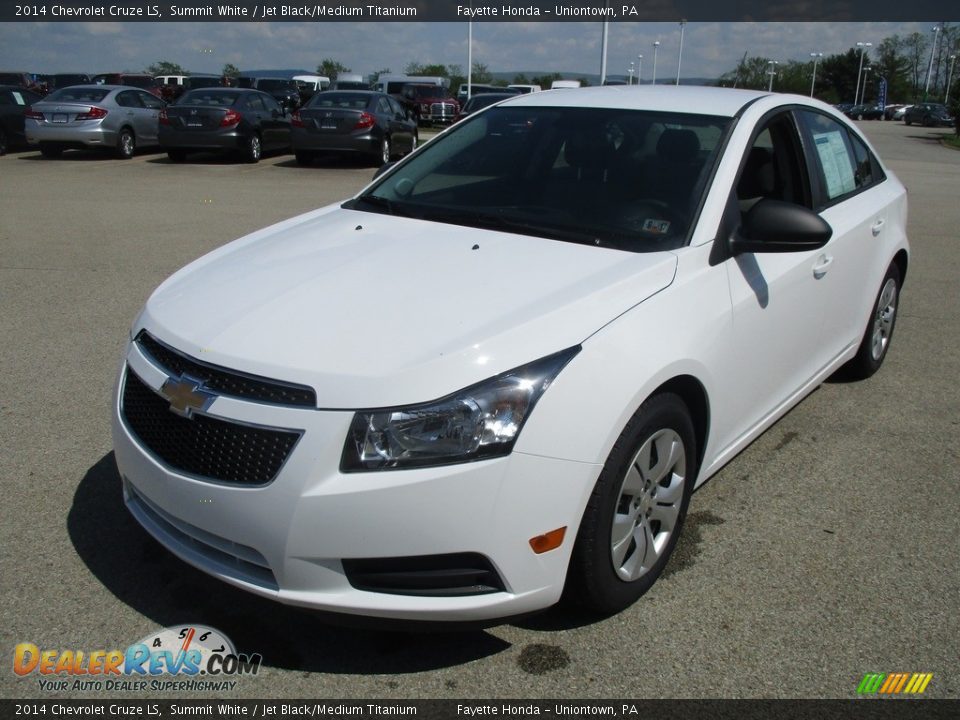 2014 Chevrolet Cruze LS Summit White / Jet Black/Medium Titanium Photo #5