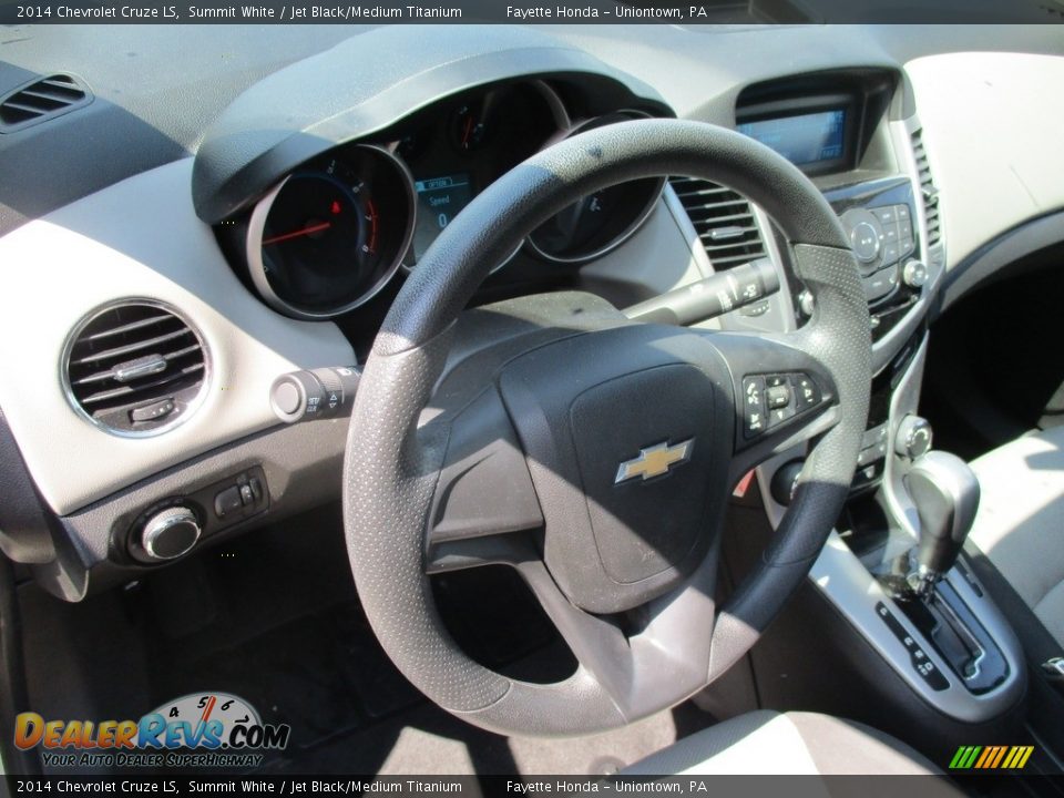 2014 Chevrolet Cruze LS Summit White / Jet Black/Medium Titanium Photo #9