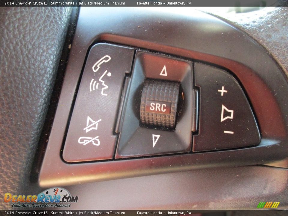 2014 Chevrolet Cruze LS Summit White / Jet Black/Medium Titanium Photo #12