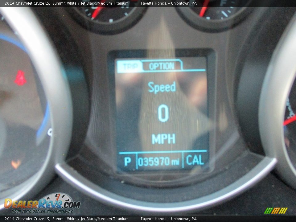 2014 Chevrolet Cruze LS Summit White / Jet Black/Medium Titanium Photo #20