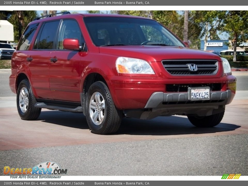 2005 Honda Pilot EX-L 4WD Redrock Pearl / Saddle Photo #1