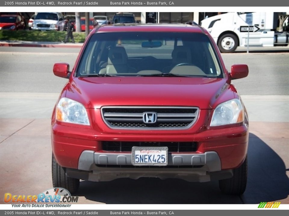 2005 Honda Pilot EX-L 4WD Redrock Pearl / Saddle Photo #7