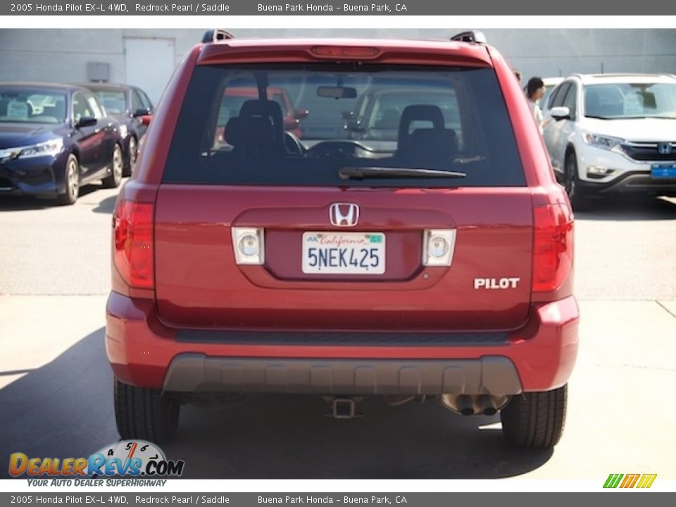 2005 Honda Pilot EX-L 4WD Redrock Pearl / Saddle Photo #10