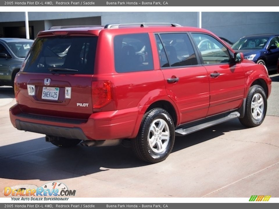 2005 Honda Pilot EX-L 4WD Redrock Pearl / Saddle Photo #11