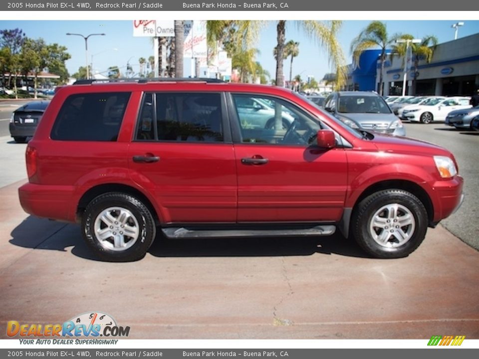 2005 Honda Pilot EX-L 4WD Redrock Pearl / Saddle Photo #12