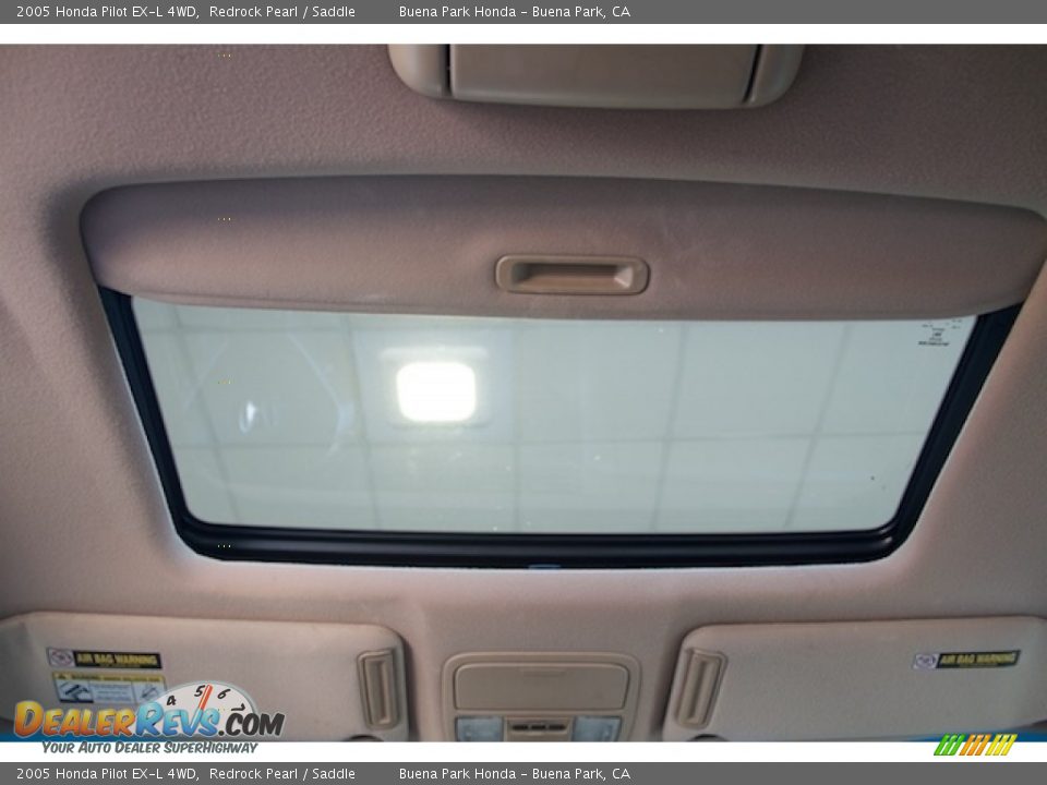2005 Honda Pilot EX-L 4WD Redrock Pearl / Saddle Photo #15