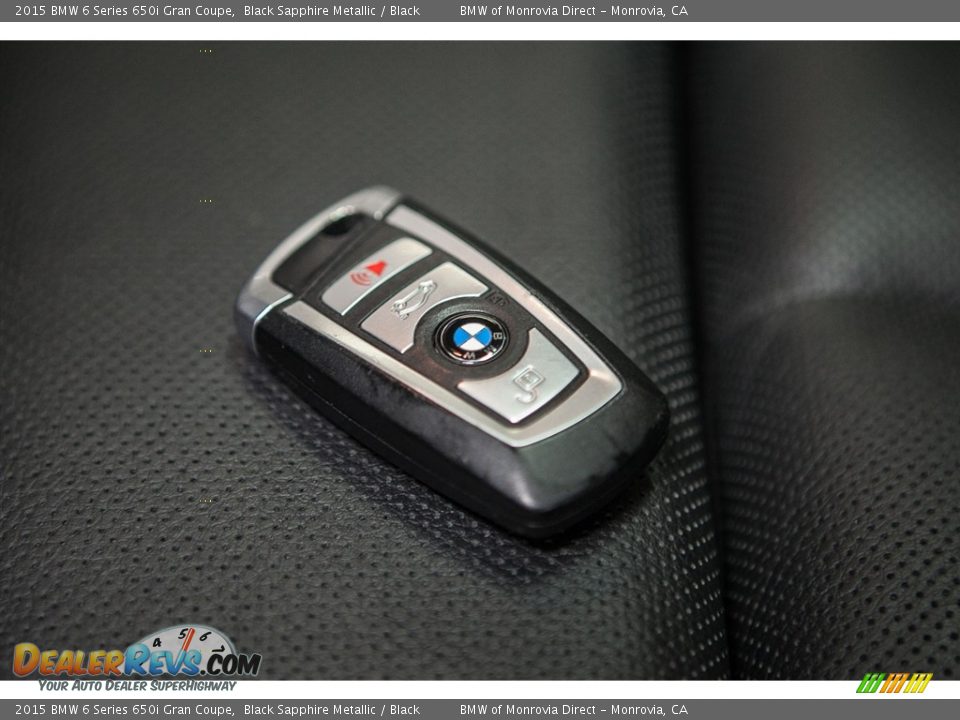 2015 BMW 6 Series 650i Gran Coupe Black Sapphire Metallic / Black Photo #11