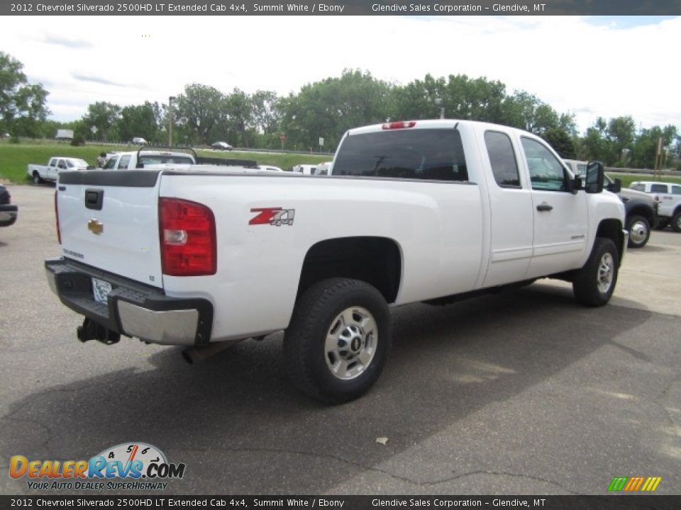 2012 Chevrolet Silverado 2500HD LT Extended Cab 4x4 Summit White / Ebony Photo #3