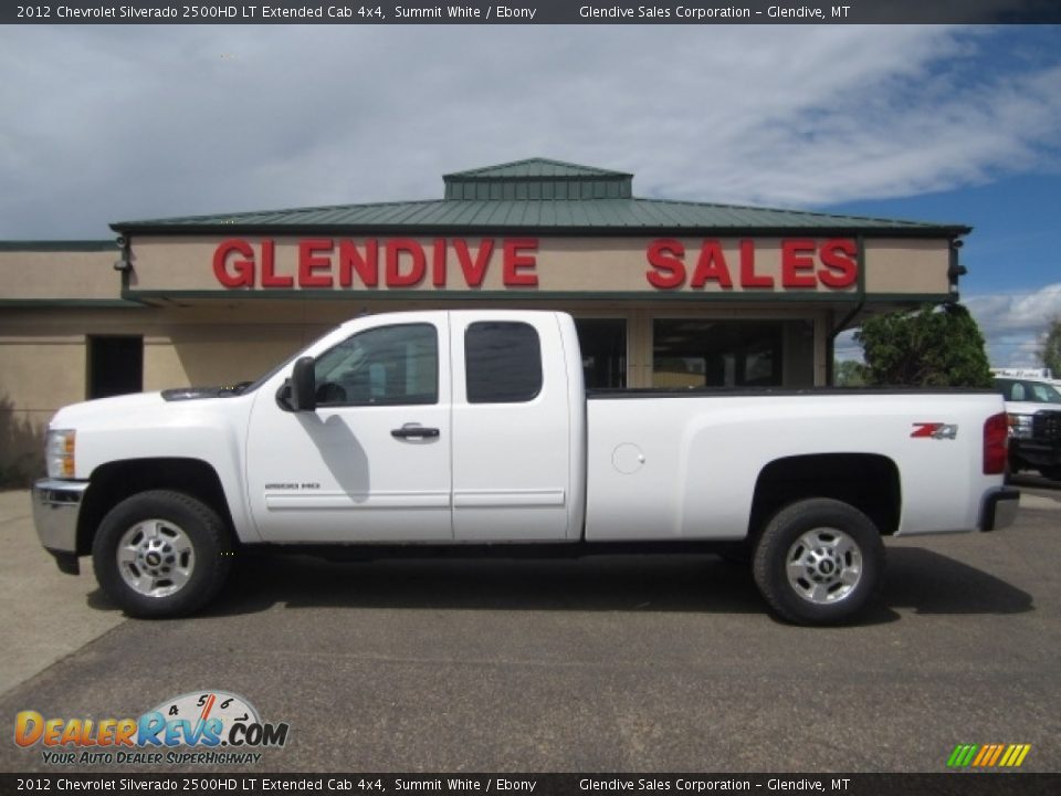 2012 Chevrolet Silverado 2500HD LT Extended Cab 4x4 Summit White / Ebony Photo #5