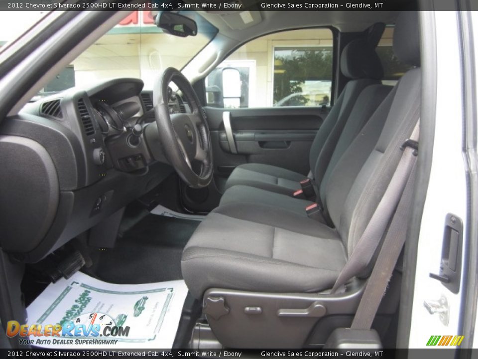 2012 Chevrolet Silverado 2500HD LT Extended Cab 4x4 Summit White / Ebony Photo #12