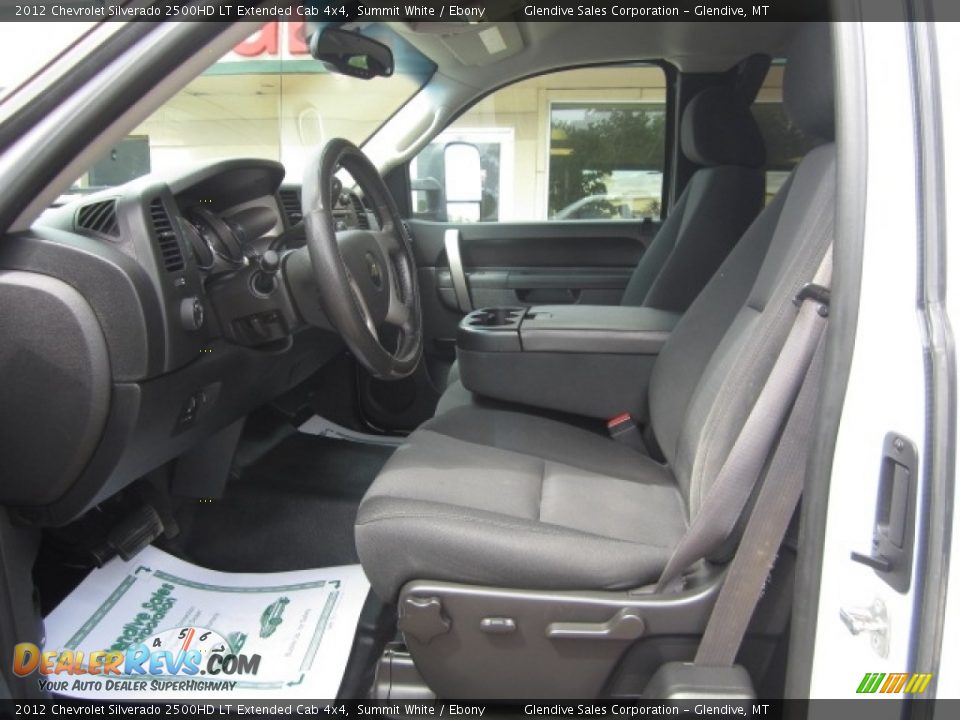 2012 Chevrolet Silverado 2500HD LT Extended Cab 4x4 Summit White / Ebony Photo #13