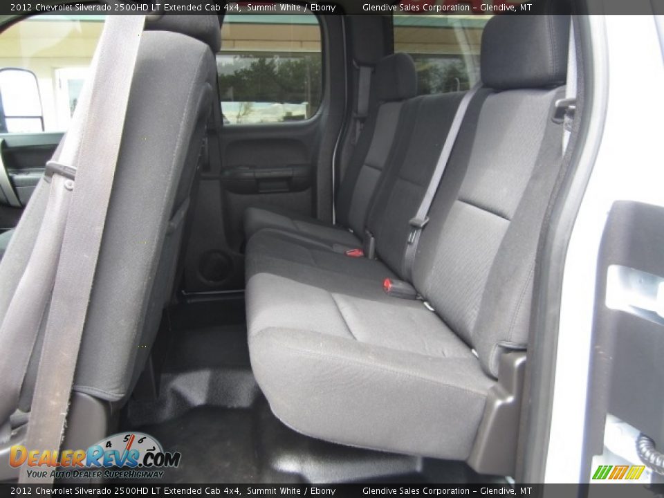 2012 Chevrolet Silverado 2500HD LT Extended Cab 4x4 Summit White / Ebony Photo #14