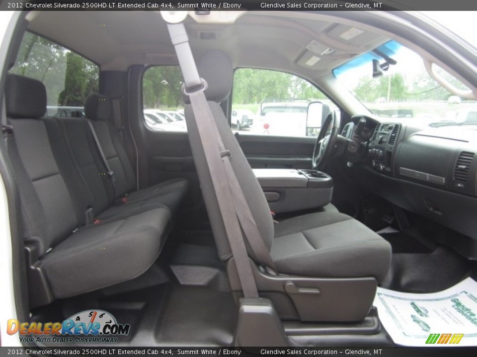 2012 Chevrolet Silverado 2500HD LT Extended Cab 4x4 Summit White / Ebony Photo #15