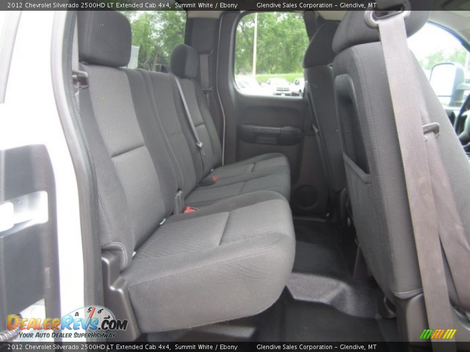 2012 Chevrolet Silverado 2500HD LT Extended Cab 4x4 Summit White / Ebony Photo #18