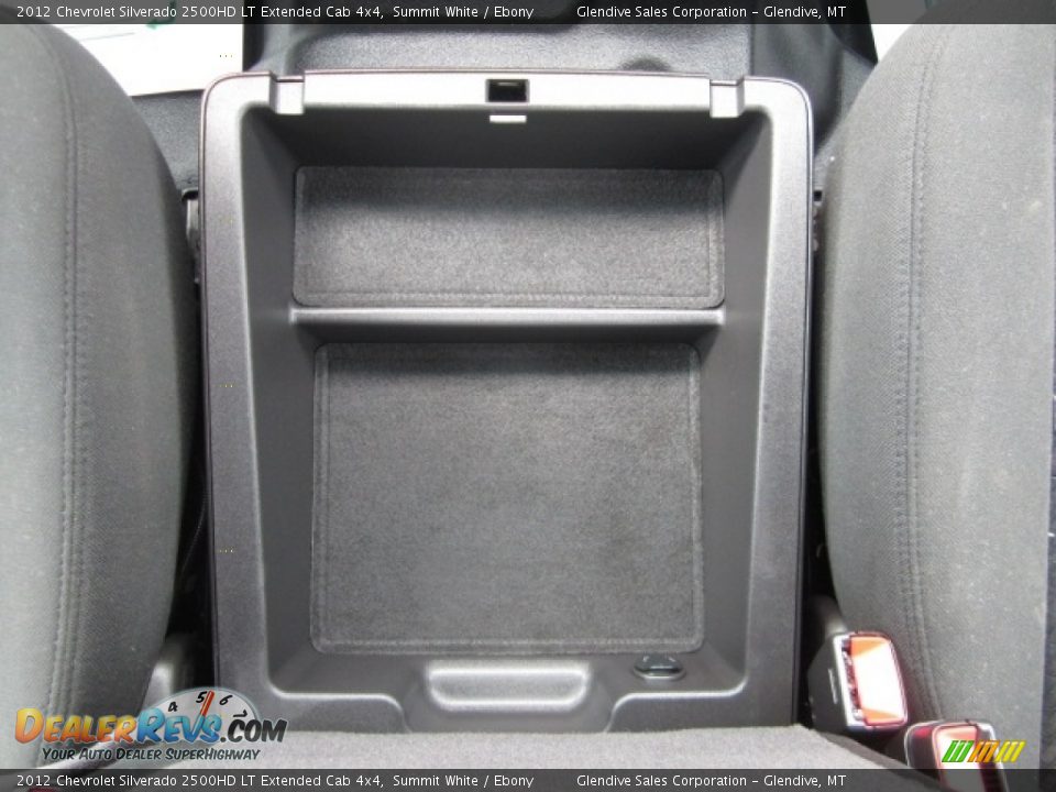2012 Chevrolet Silverado 2500HD LT Extended Cab 4x4 Summit White / Ebony Photo #24