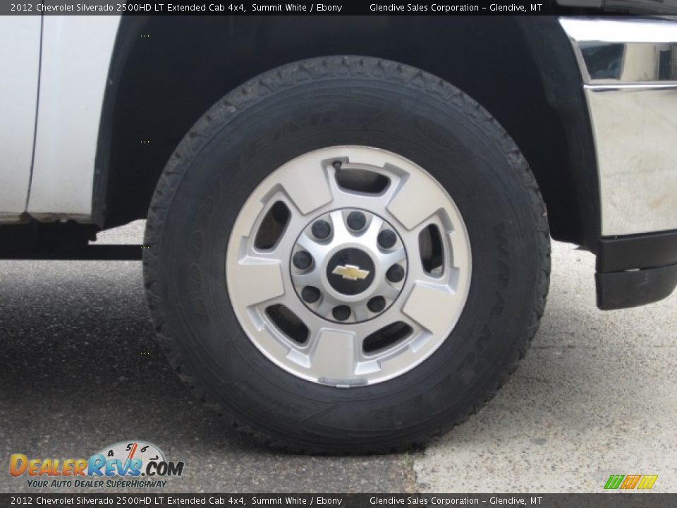 2012 Chevrolet Silverado 2500HD LT Extended Cab 4x4 Summit White / Ebony Photo #26