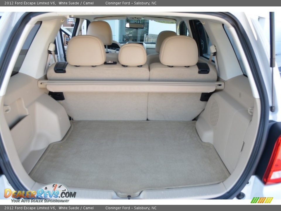 2012 Ford Escape Limited V6 White Suede / Camel Photo #13