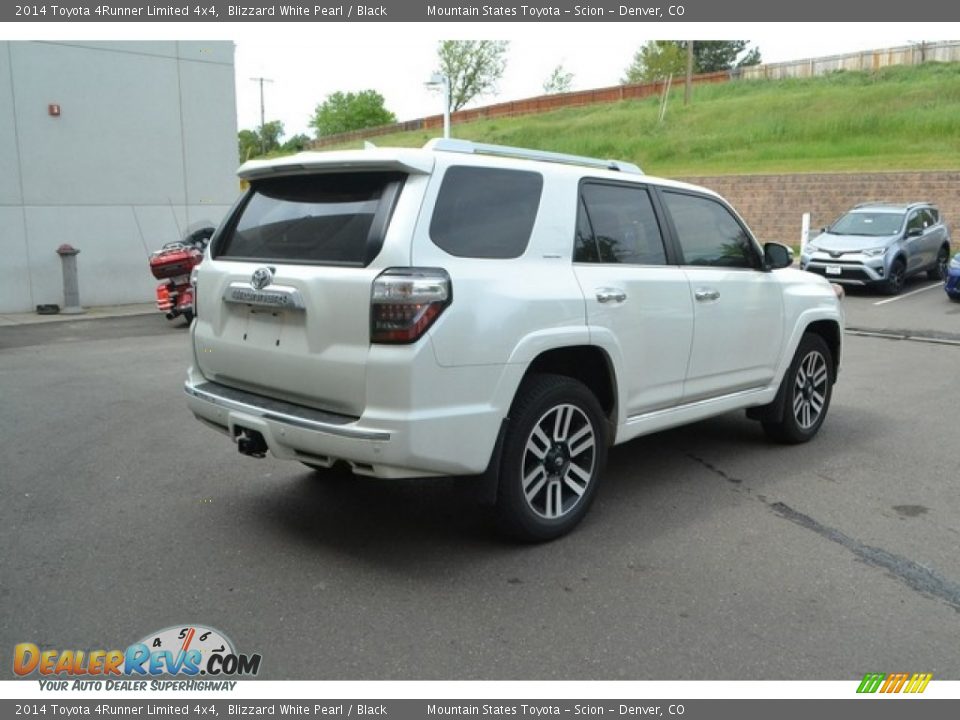 2014 Toyota 4Runner Limited 4x4 Blizzard White Pearl / Black Photo #2