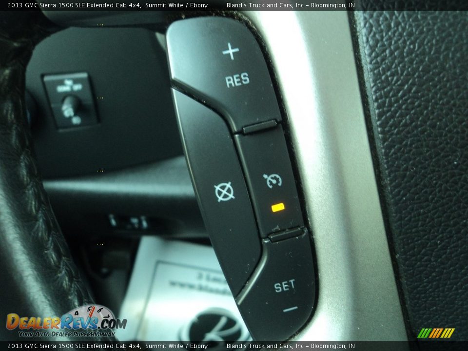 2013 GMC Sierra 1500 SLE Extended Cab 4x4 Summit White / Ebony Photo #19