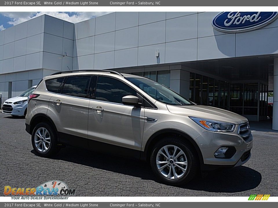 2017 Ford Escape SE White Gold / Medium Light Stone Photo #1