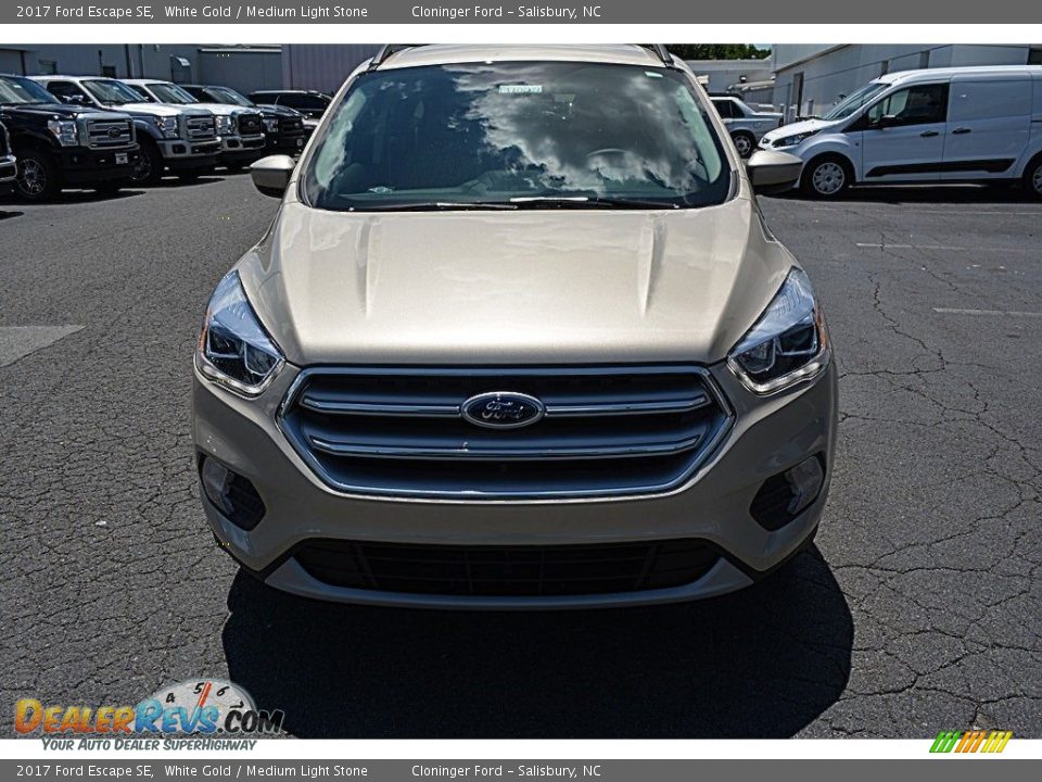 2017 Ford Escape SE White Gold / Medium Light Stone Photo #4
