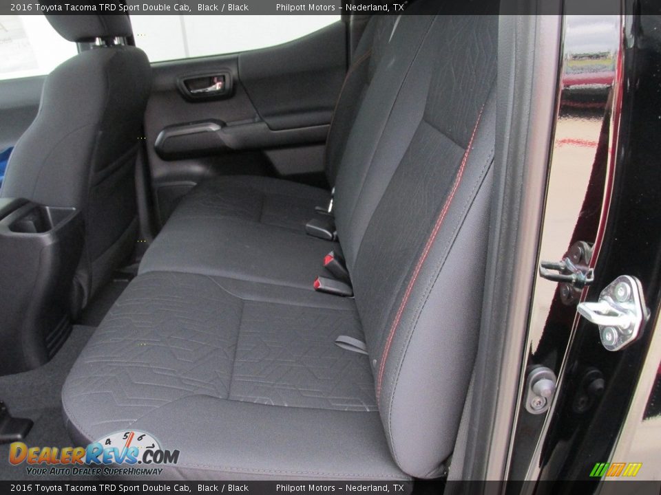 Rear Seat of 2016 Toyota Tacoma TRD Sport Double Cab Photo #20