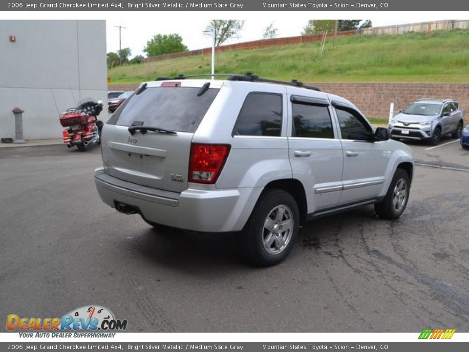 2006 Jeep Grand Cherokee Limited 4x4 Bright Silver Metallic / Medium Slate Gray Photo #2