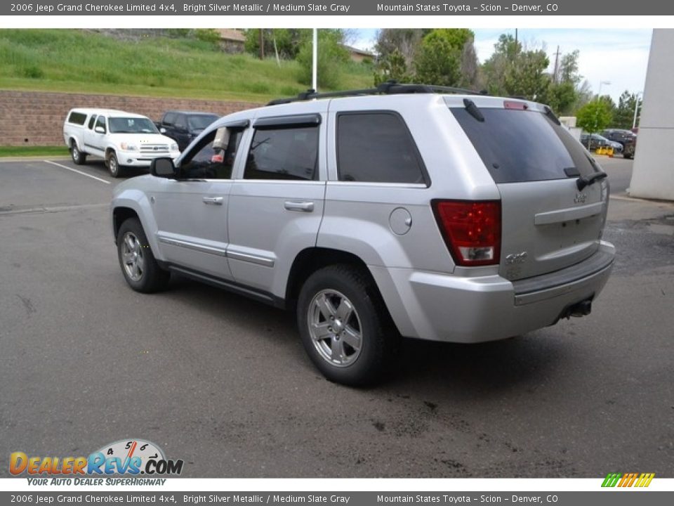 2006 Jeep Grand Cherokee Limited 4x4 Bright Silver Metallic / Medium Slate Gray Photo #4