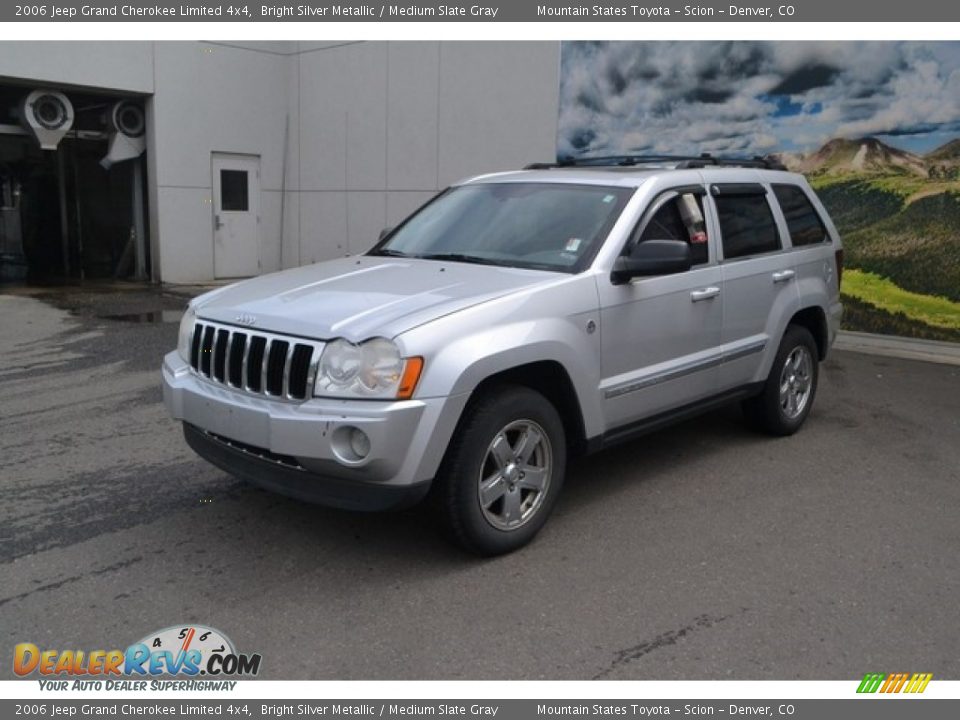 2006 Jeep Grand Cherokee Limited 4x4 Bright Silver Metallic / Medium Slate Gray Photo #5